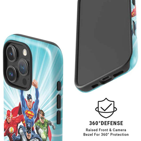 Justice League Team Power Up iPhone 16 Pro Max Magsafe Impact Case