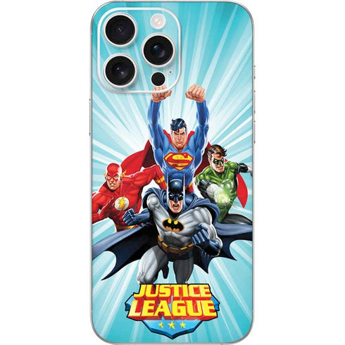 Justice League Team Power Up iPhone 16 Pro Max Skin