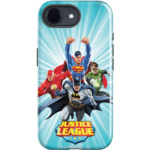 Justice League Team Power Up iPhone 16e Impact Case