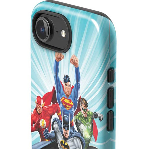Justice League Team Power Up iPhone 16e Impact Case