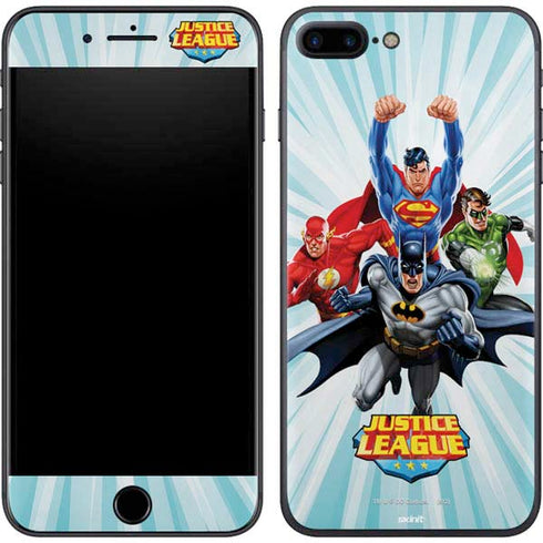 Justice League Team Power Up iPhone 8 Plus Skin
