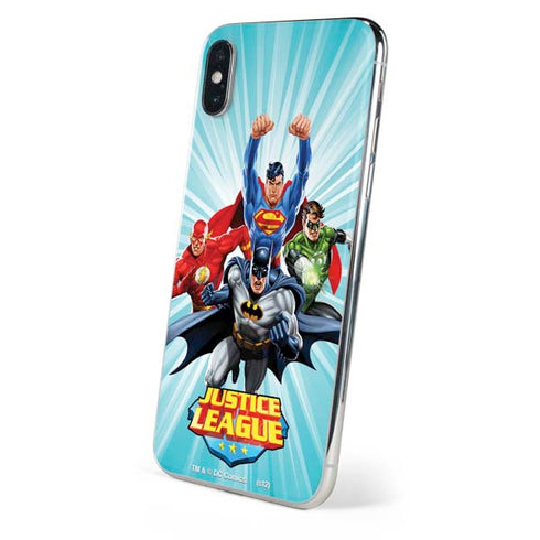Justice League Team Power Up iPhone XS Skin