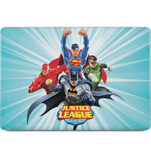 Justice League Team Power Up MacBook Skins