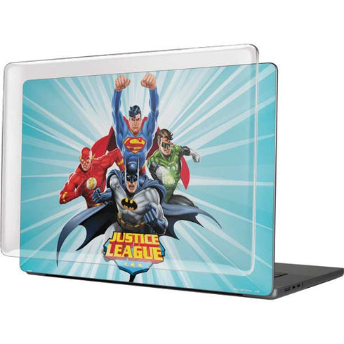 Justice League Team Power Up MacBook Cases