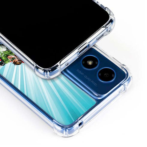 Justice League Team Power Up Moto G 5G (2024) Clear Case