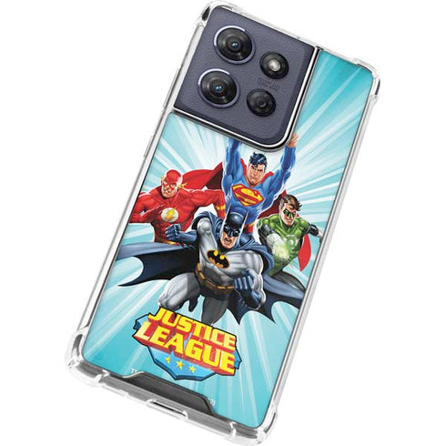 Justice League Team Power Up Moto G Power 5G (2025) Clear Case