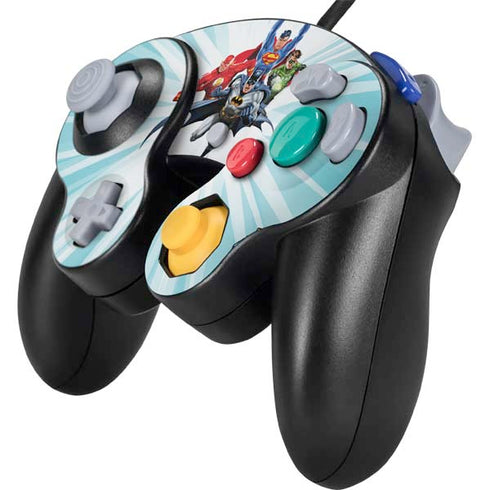 Justice League Team Power Up Nintendo GameCube Controller Skin