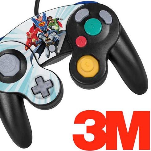 Justice League Team Power Up Nintendo GameCube Controller Skin