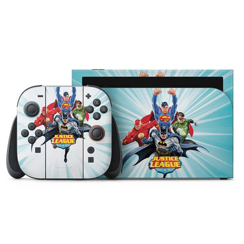 Justice League Team Power Up Nintendo Skins