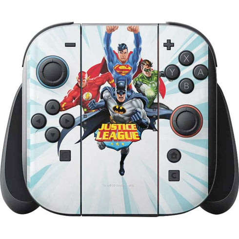 Justice League Team Power Up Nintendo Switch 2 (2025) with Joy-Con Skin
