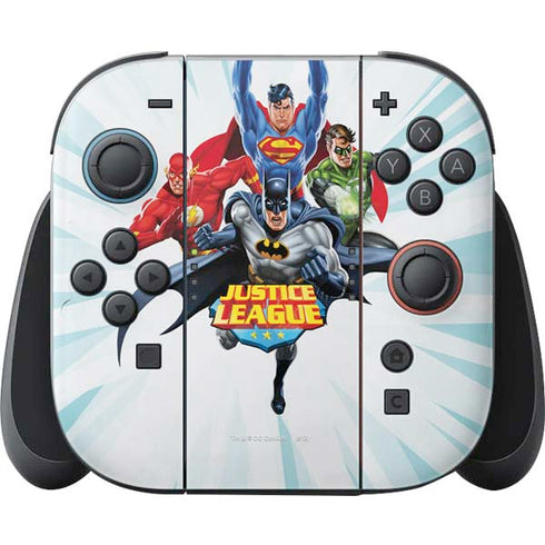 Justice League Team Power Up Nintendo Switch 2 (2025) Joy-Con Controller Skin