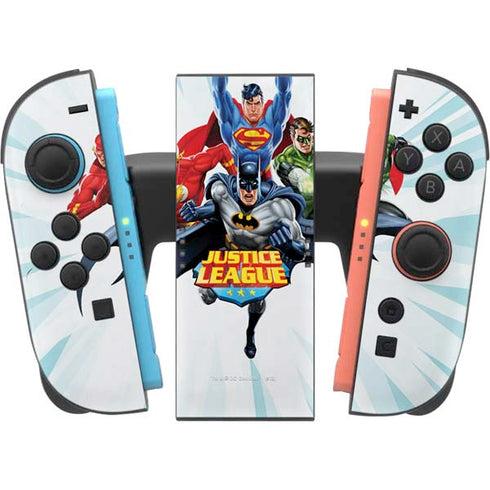 Justice League Team Power Up Nintendo Switch 2 (2025) Joy-Con Controller Skin
