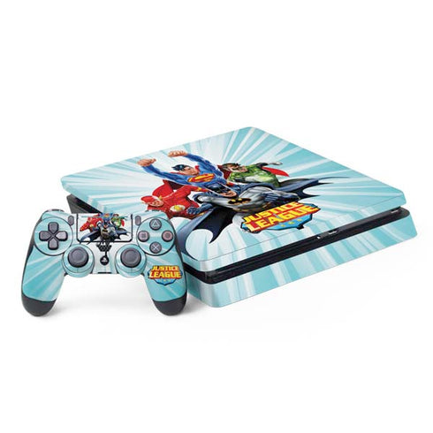 Justice League Team Power Up PlayStation PS4 Skins