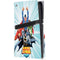 Justice League Team Power Up PS5 Pro Disk Console Skin