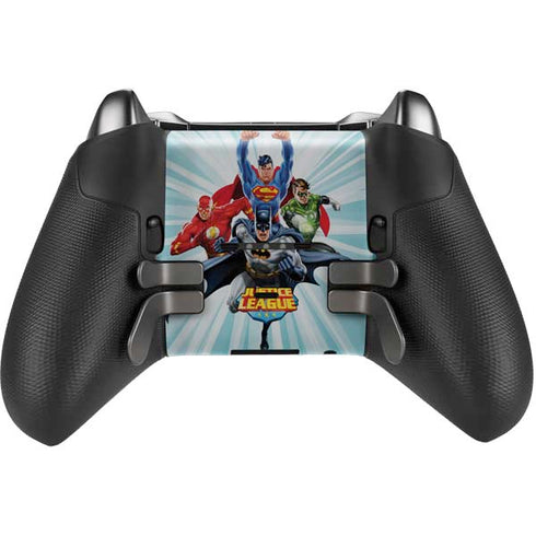 Justice League Team Power Up Xbox Elite Wireless Controller Series 2 Skin