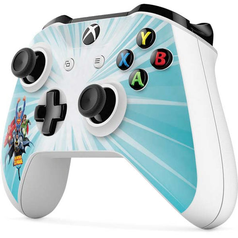 Justice League Team Power Up Xbox One S All-Digital Edition Bundle Skin