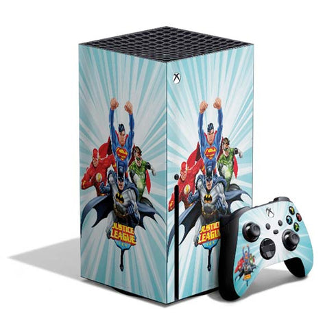 Justice League Team Power Up Xbox Series X Skins