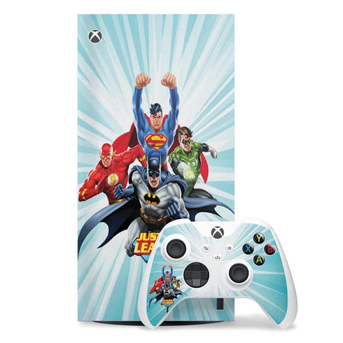 Justice League Team Power Up Xbox Series X Skins