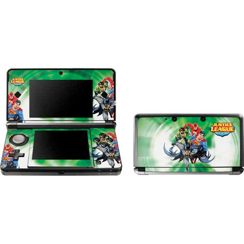 Justice League Team Power Up Green Nintendo Skins