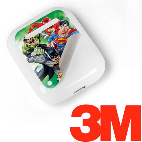 Justice League Team Power Up Green Apple AirPods Skin