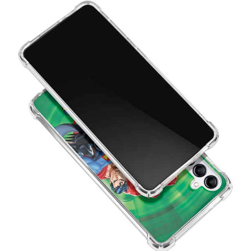 Justice League Team Power Up Green Gabb Phone 4 Clear Case