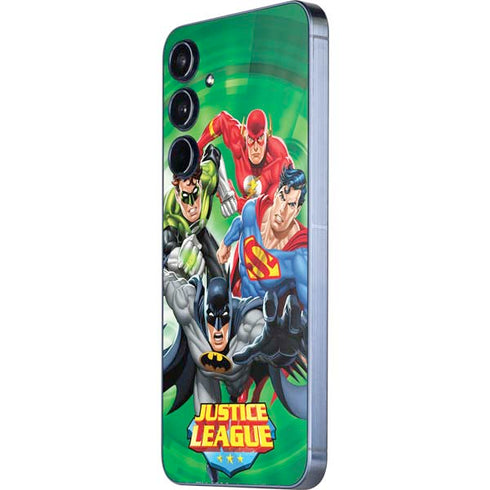 Justice League Team Power Up Green Galaxy A35 5G Skin