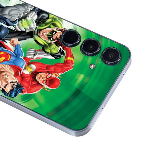 Justice League Team Power Up Green Galaxy A35 5G Skin