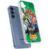 Justice League Team Power Up Green Galaxy A55 5G Clear Case