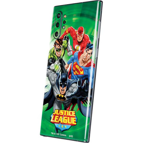 Justice League Team Power Up Green Galaxy Note 10 Plus Skin