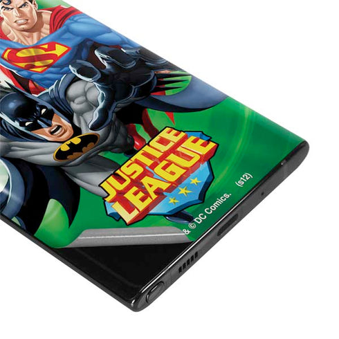 Justice League Team Power Up Green Galaxy Note 10 Plus Skin