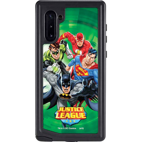 Justice League Team Power Up Green Galaxy Cases