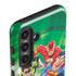 Justice League Team Power Up Green Galaxy S25 Plus Impact Case
