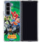 Justice League Team Power Up Green Galaxy Z Fold5 5G Clear Case
