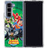 Justice League Team Power Up Green Galaxy Z Fold5 5G Clear Case