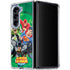 Justice League Team Power Up Green Galaxy Z Fold5 5G Clear Case