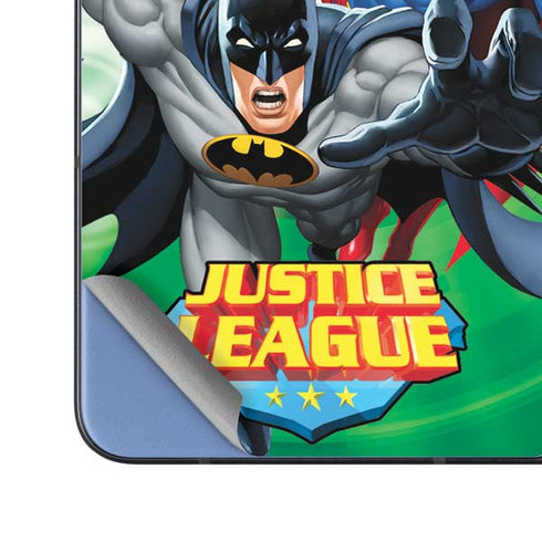 Justice League Team Power Up Green Galaxy Z Fold5 5G Skin