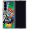 Justice League Team Power Up Green Galaxy Z Fold6 Clear Case
