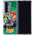 Justice League Team Power Up Green Galaxy Z Fold6 Clear Case