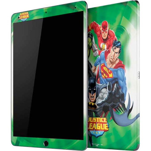 Justice League Team Power Up Green iPad Skins