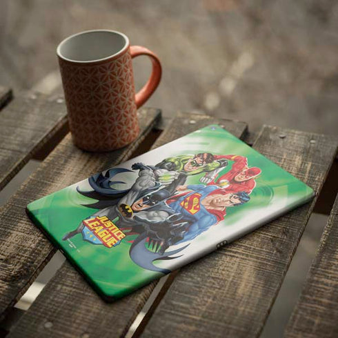 Justice League Team Power Up Green iPad Skins