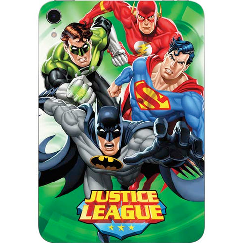 Justice League Team Power Up Green Apple iPad Mini Skin