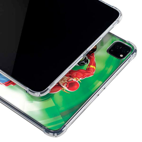 Justice League Team Power Up Green iPad Pro 11in (2024) Clear Case