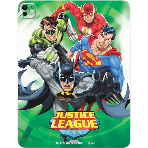 Justice League Team Power Up Green iPad Pro 13in M4 (2024) Skin