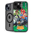 Justice League Team Power Up Green iPhone 14 Plus Kickstand Case