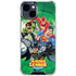Justice League Team Power Up Green iPhone 15 Clear Case