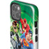 Justice League Team Power Up Green iPhone 15 Impact Case