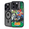 Justice League Team Power Up Green iPhone 15 Pro Kickstand Case