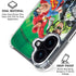 Justice League Team Power Up Green iPhone 16 Clear Case
