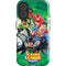 Justice League Team Power Up Green iPhone 16 Impact Case