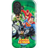 Justice League Team Power Up Green iPhone 16 Impact Case